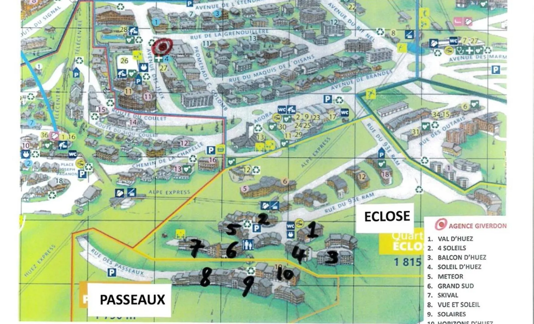 Apartment Residence Grand Sud - Studio Pour 4 Personnes 481 Huez